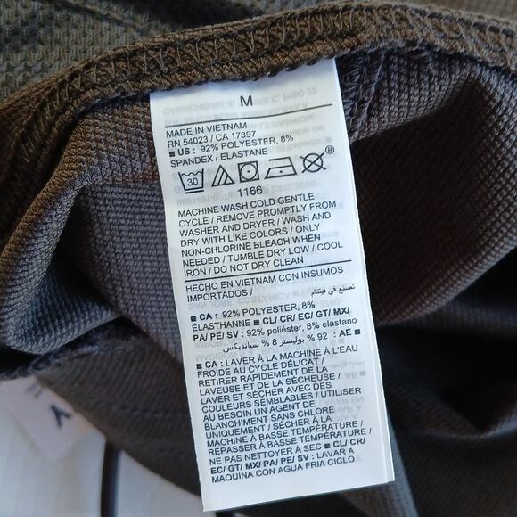 Old Navy StretchTech Go-H2O Water Repellant Joggers Mens M Coffee Grounds brown - Picture 7 of 13